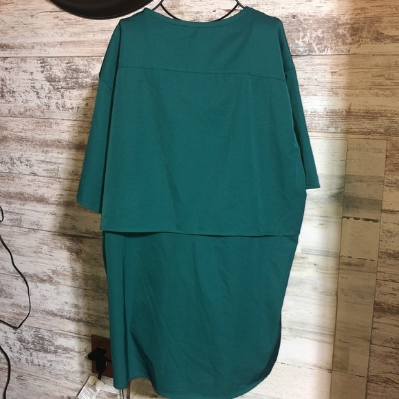 Green carhartt force scrub top nurse shirt doctors shirt carhartt clothing large - Picture 6 of 6